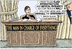 JARED KUSHNER IN CHARGE OF EVERYTHING by Monte Wolverton