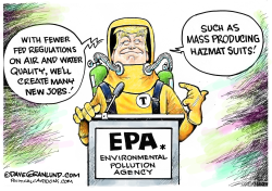 TRUMP AND ENVIRONMENT by Dave Granlund