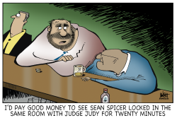 SEAN SPICER,  by Randy Bish