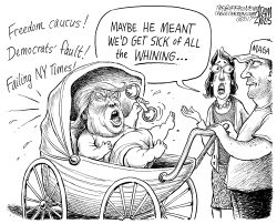 SO MUCH WHINING by Adam Zyglis