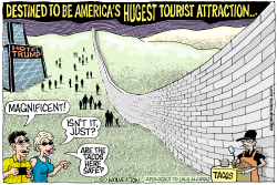 THE WALL AND TOURISM by Monte Wolverton