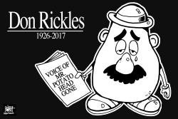 DON RICKLES, B/W by Randy Bish