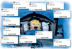 ATTACK SYRIA TWEETS by Daryl Cagle