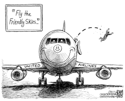 UNITED AIRLINES by Adam Zyglis