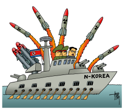 N-KOREAN MISSILES by Arend Van Dam