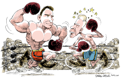 BOXING  by Daryl Cagle