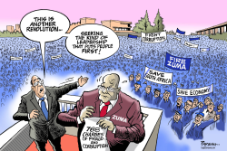 PROTESTS IN SOUTH AFRICA by Paresh Nath