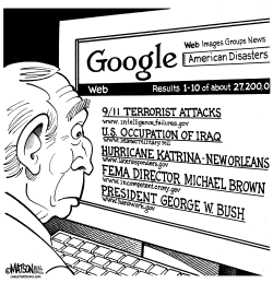 AMERICAN DISASTERS GOOGLE SEARCH RESULTS by R.J. Matson