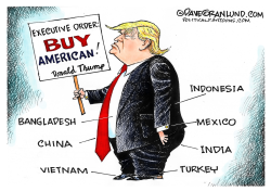 BUY AMERICAN EXEC ORDER  by Dave Granlund