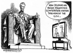 NEW ORLEANS CONFEDERATE STATUES by Dave Granlund