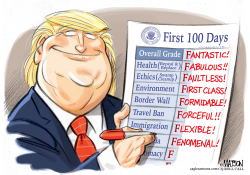 FIRST 100 DAYS REPORT CARD- by R.J. Matson