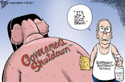 GOVERNMENT SHUTDOWN by Bruce Plante