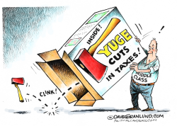 MIDDLE CLASS TAX CUTS  by Dave Granlund