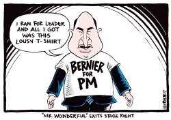 MR. WONDERFUL EXITS STAGE RIGHT by Ingrid Rice