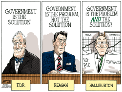 GOVERNMENT IS THE PROBLEM AND THE SOLUTION by R.J. Matson