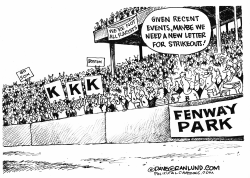 FENWAY PARK AND RACISM by Dave Granlund