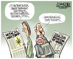 LEAGLIZED POT AND STATE BUDGETS by John Cole