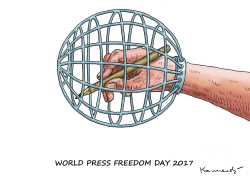 WORLD PRESS DAY by Marian Kamensky