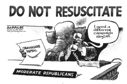 MODERATE REPUBLICANS AND OBAMACARE REPEAL by Jimmy Margulies