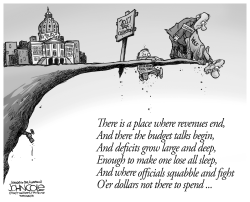 LOCAL PA STATE BUDGET DEFICIT BW by John Cole