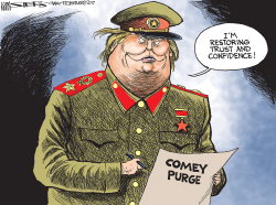 COMEY PURGE by Kevin Siers
