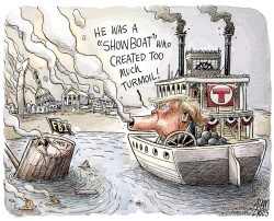 THE SHOWBOAT  by Adam Zyglis