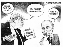 TRUMP AND US SECRETS by Dave Granlund