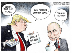 TRUMP AND US SECRETS  by Dave Granlund