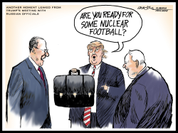 TRUMP RUSSIA NUCLEAR FOOTBALL by J.D. Crowe