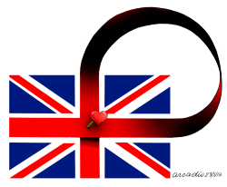 Duel in Great Britain/Duelo en Gran Bretaña by Arcadio Esquivel