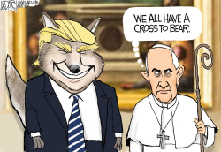 TRUMP MEETS POPE FRANCIS by Jeff Darcy