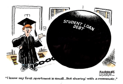 STUDENT LOAN DEBT COLOR by Jimmy Margulies