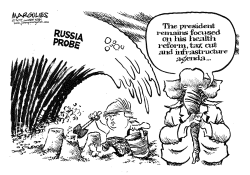 RUSSIA PROBE AND TRUMP AGENDA by Jimmy Margulies