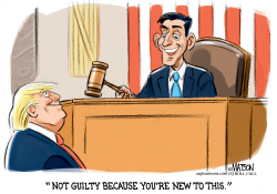 SPEAKER RYAN FINDS TRUMP NOT GUILTY OF KNOWING ANY BETTER by R.J. Matson