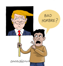 BAD HOMBRE by Arcadio Esquivel