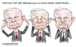 JEFF SESSIONS ON RUSSIA AND COMEY  by Dave Granlund