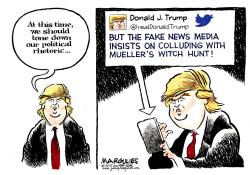 TRUMP AND SPECIAL PROSECUTOR MUELLER  by Jimmy Margulies