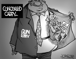 LOCAL NC CONCEALED CARRY BW by John Cole