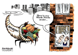 AMAZON BUYS WHOLE FOODS COLOR by Jimmy Margulies
