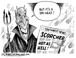 Southwest heat by Dave Granlund