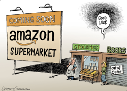 AMAZON AND THE FUTURE OF RETAIL by Patrick Chappatte