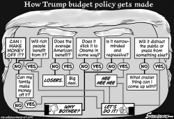 BUDGET POLICY CHART BW by Steve Greenberg