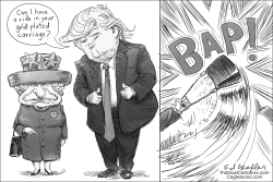 Quenn Smacks Trump by Ed Wexler