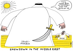 SHOW DOWN IN THE MIDDLE EAST by Schot