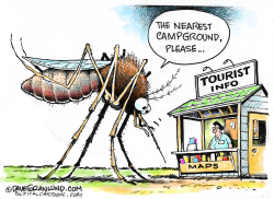 MOSQUITOES AND TOURISTS  by Dave Granlund
