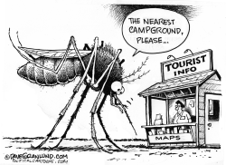 MOSQUITOES AND TOURISTS by Dave Granlund