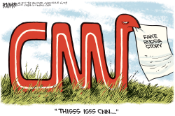 CNN SNAKE by Rick McKee