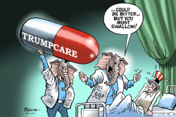 TRUMPCARE PILL by Paresh Nath