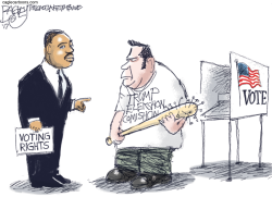 VOTER SUPPRESSION by Pat Bagley