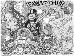 FAMOUS BARR EMPLOYEES GET PINK SLIP IN MACY'S PARADE by R.J. Matson